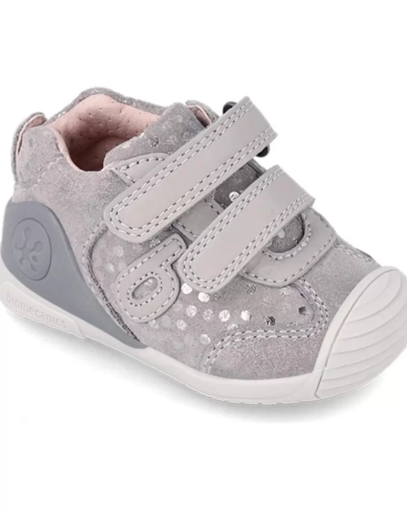 Girl OTRAS MARCAS Infant-Girl Infant Deportivo Con Doble Velcro Primeros Pasos Grigio Sauvage