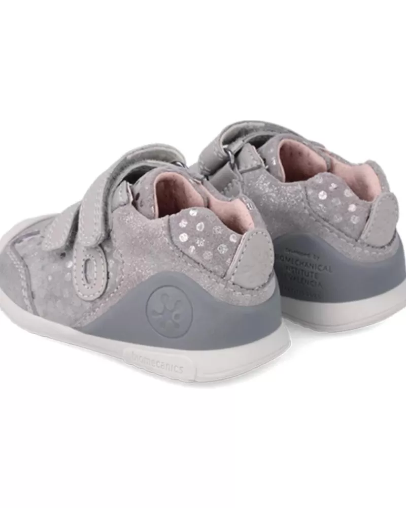 Girl OTRAS MARCAS Infant-Girl Infant Deportivo Con Doble Velcro Primeros Pasos Grigio Sauvage