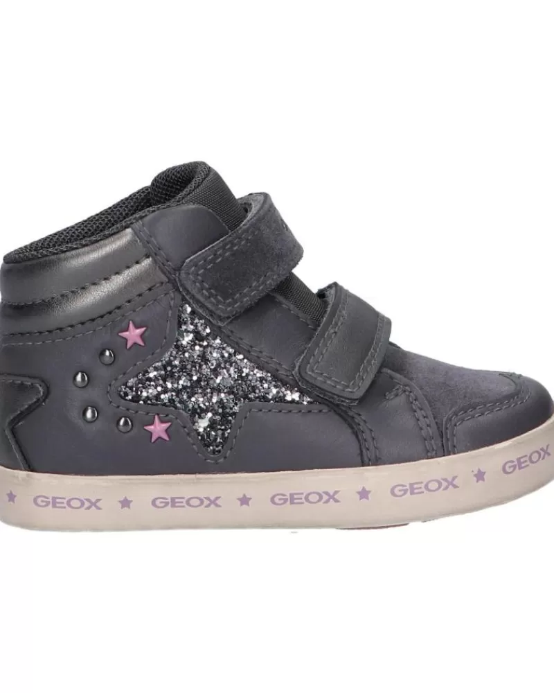 Girl GEOX Mid Boots-Girl Mid Boots B16D5A 085Nf B Kilwi C9004 Anthracite