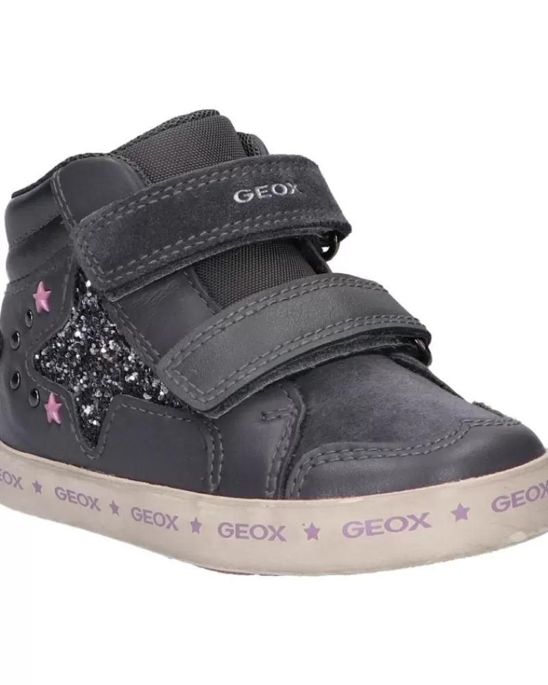 Girl GEOX Mid Boots-Girl Mid Boots B16D5A 085Nf B Kilwi C9004 Anthracite