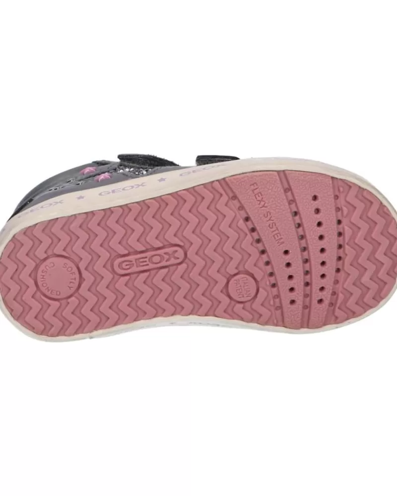 Girl GEOX Mid Boots-Girl Mid Boots B16D5A 085Nf B Kilwi C9004 Anthracite