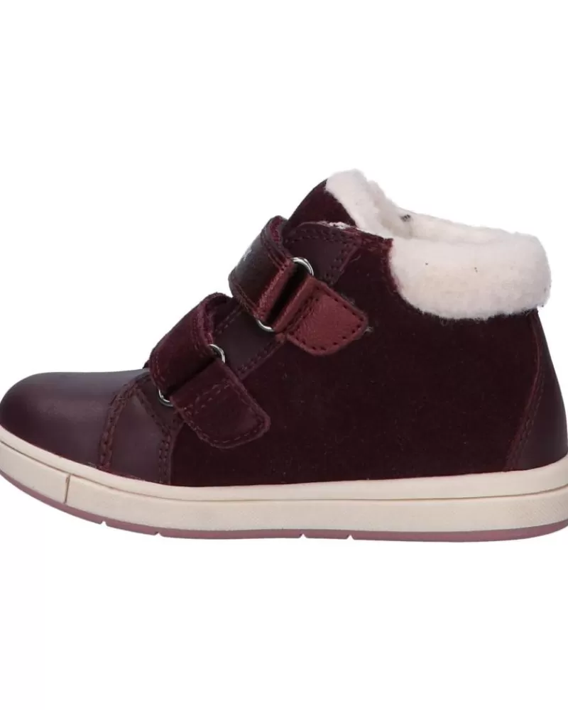 Girl GEOX Mid Boots-Girl Mid Boots B264Za 02243 B Trottola Girl Wpf C7357 Dk Burgundy