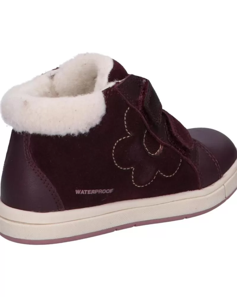 Girl GEOX Mid Boots-Girl Mid Boots B264Za 02243 B Trottola Girl Wpf C7357 Dk Burgundy
