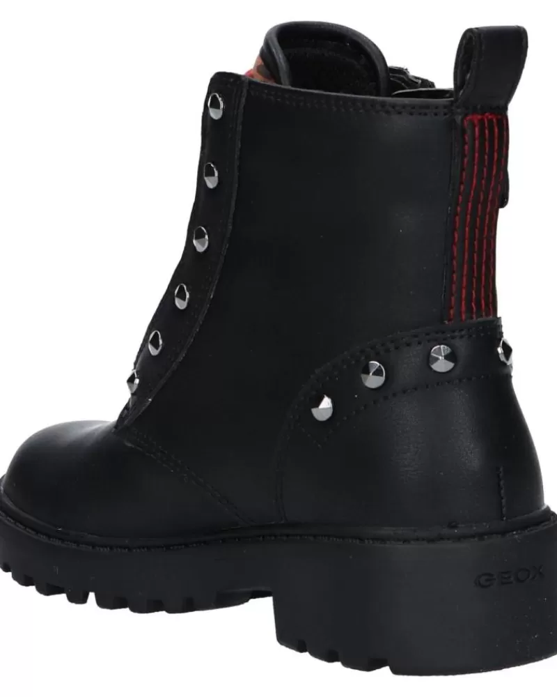 Girl GEOX Mid Boots-Girl Mid Boots J1620B 000Bc J Casey C9Bt6 Black-Whisky