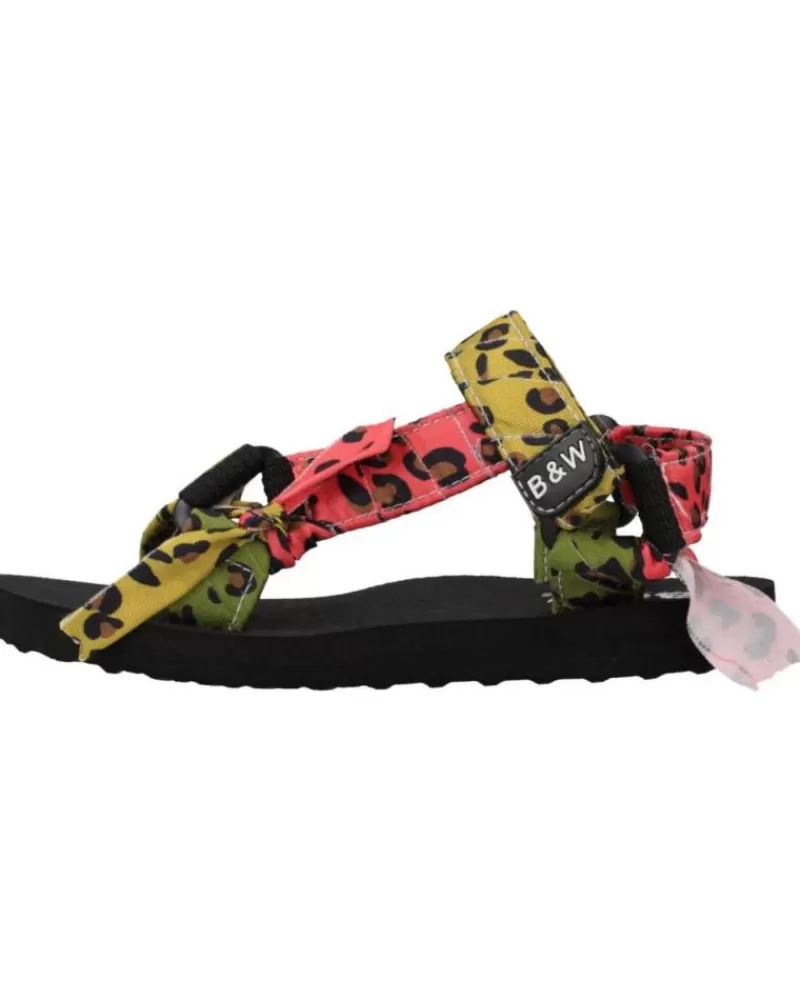 Girl BW BREAK WALK Sandals-Girl Sandals Nv553207 Animal Print