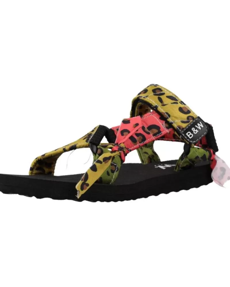 Girl BW BREAK WALK Sandals-Girl Sandals Nv553207 Animal Print