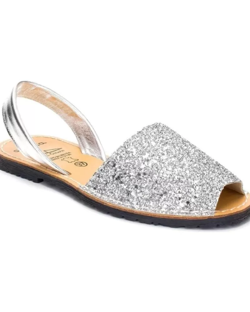 Girl COLORES Sandals-Girl Sandals Sandalias 201 G Metalico