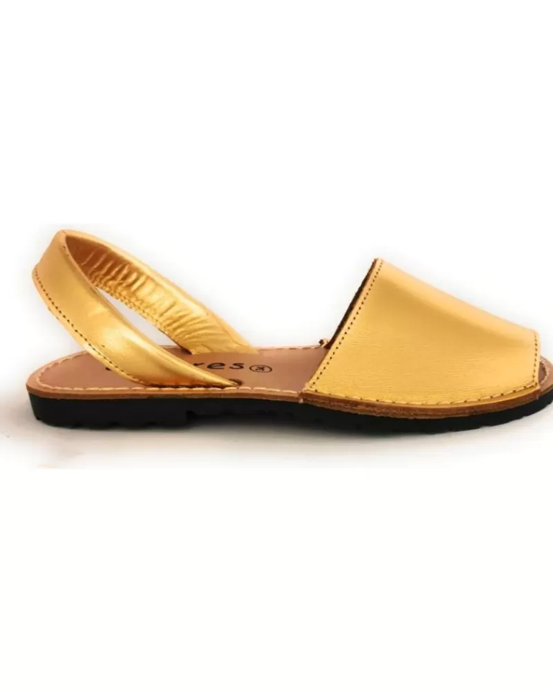 Girl COLORES Sandals-Girl Sandals Sandalias 201 Gold