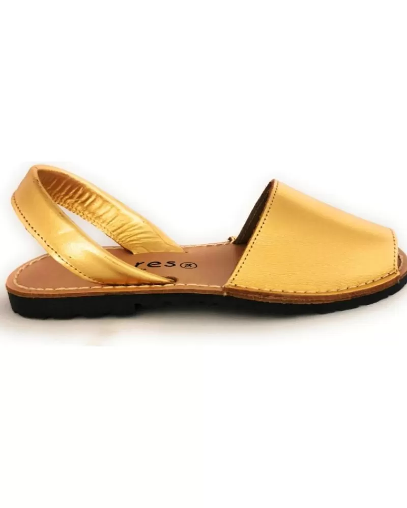 Girl COLORES Sandals-Girl Sandals Sandalias 201 Gold