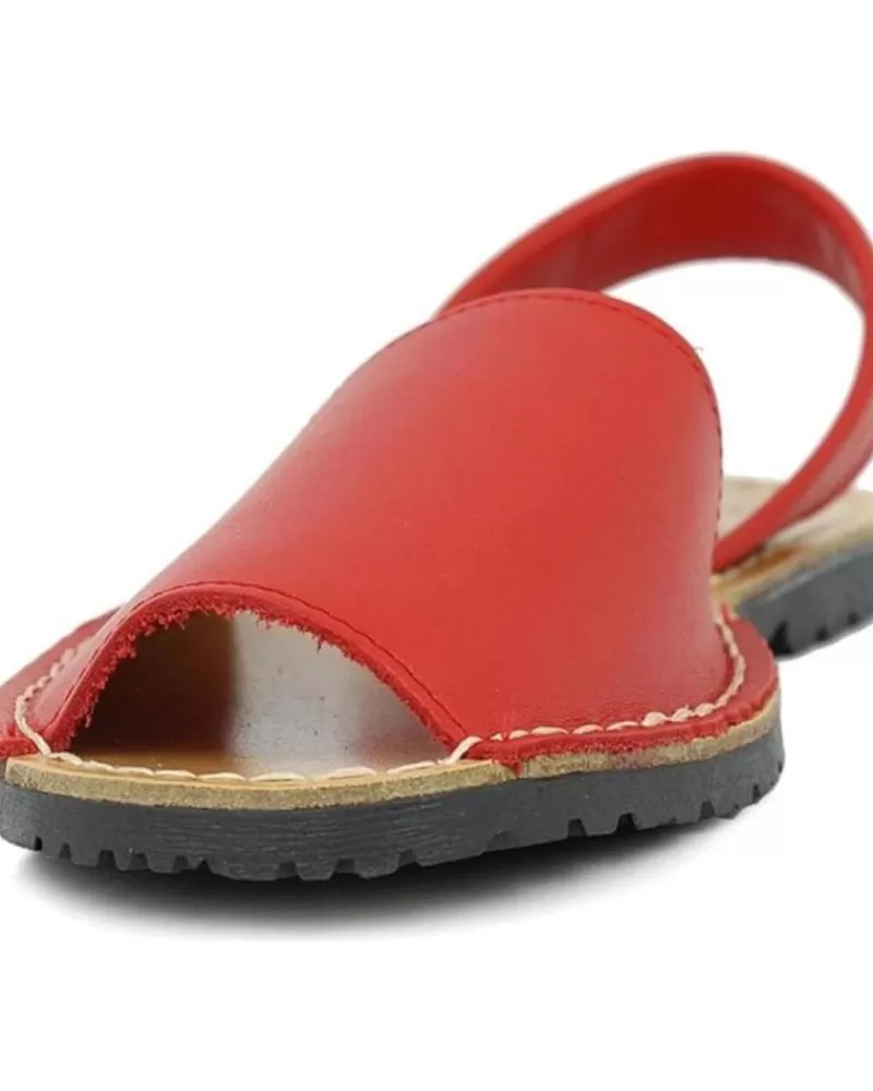 Girl COLORES Sandals-Girl Sandals Sandalias 201 Rojo