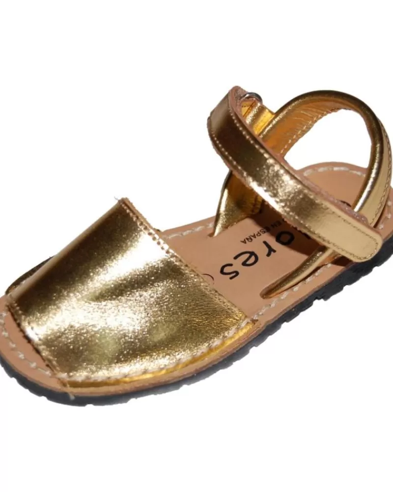 Girl COLORES Sandals-Girl Sandals Sandalias 207 Gold