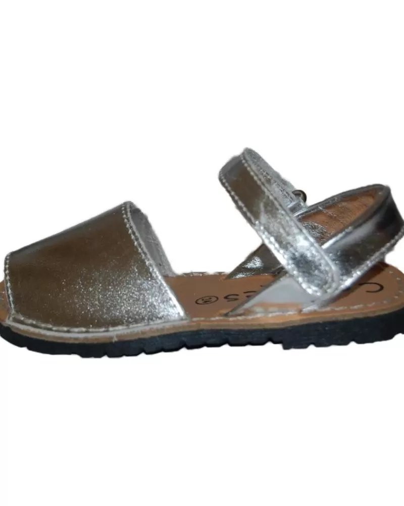 Girl COLORES Sandals-Girl Sandals Sandalias 207 Metalico