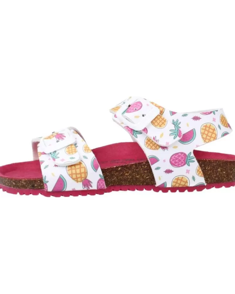 Girl GARVALIN Sandals-Girl Sandals 212436G Blanco