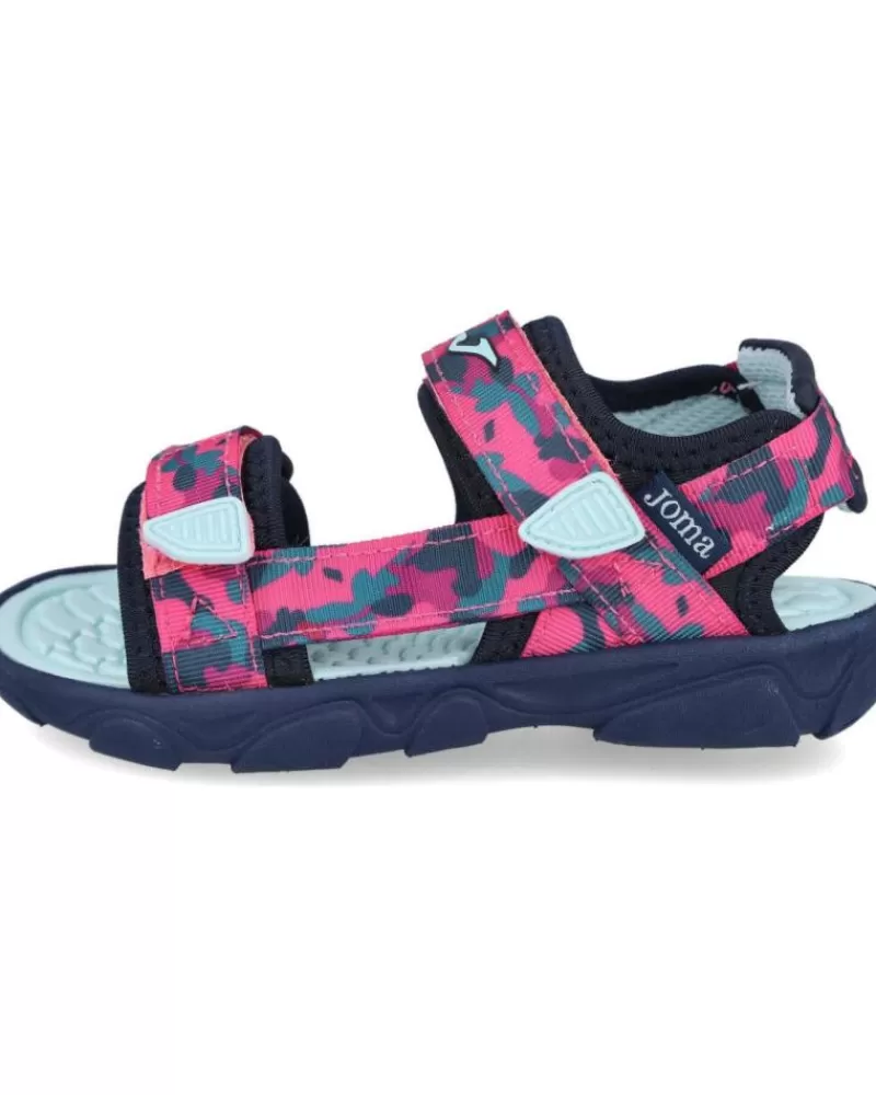 Girl JOMA Flip Flops-Girl Sandals Mdboat-Jr Sandalias Playa Nina Marino