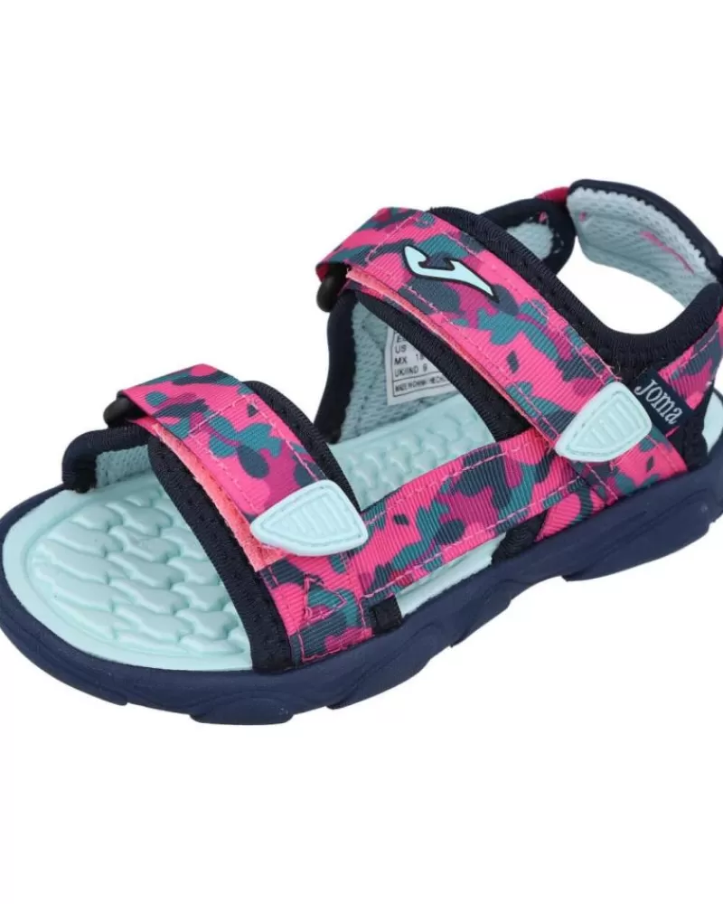 Girl JOMA Flip Flops-Girl Sandals Mdboat-Jr Sandalias Playa Nina Marino