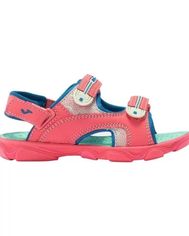 Girl JOMA Flip Flops-Girl Sandals Sandalias -Turquesa Ocean Jr2307V Rosa