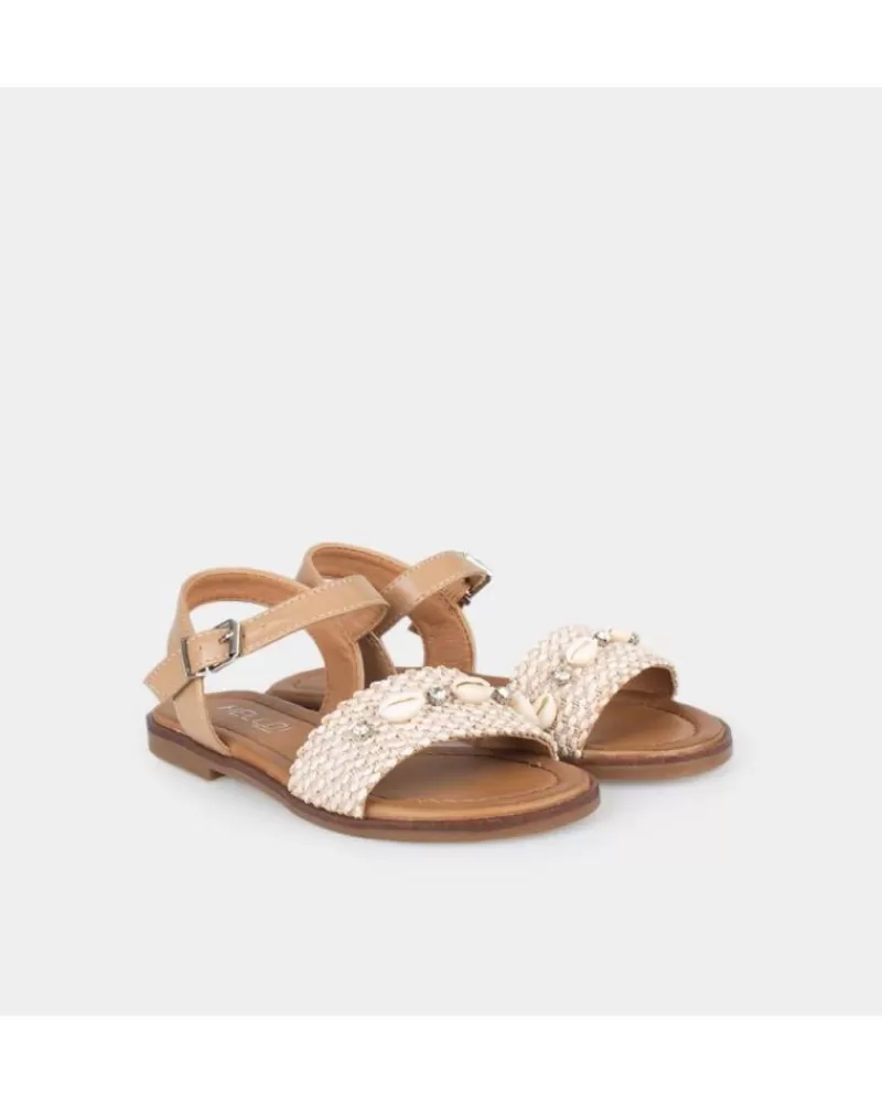 Girl OTRAS MARCAS Sandals-Girl Sandals 1789236 Beis