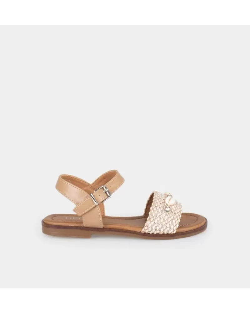 Girl OTRAS MARCAS Sandals-Girl Sandals 1789236 Beis