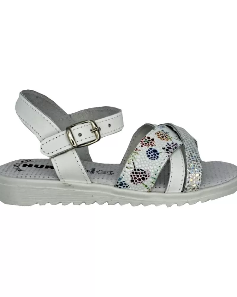 Girl OTRAS MARCAS Sandals-Girl Sandals Sandalia Nina Piel Blanco