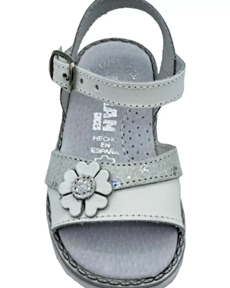 Girl OTRAS MARCAS Sandals-Girl Sandals Sandalia Nina Piel Blanco