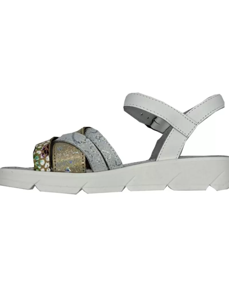Girl OTRAS MARCAS Sandals-Girl Sandals Sandalia Nina Piel Blanco