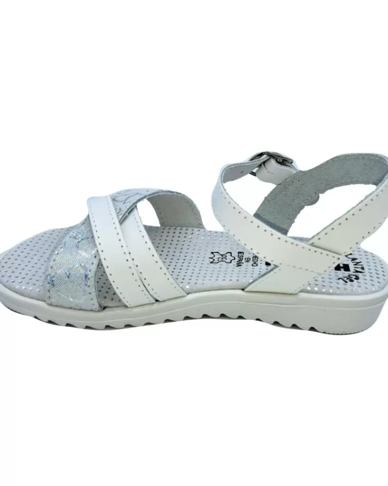 Girl OTRAS MARCAS Sandals-Girl Sandals Sandalia Piel Plata