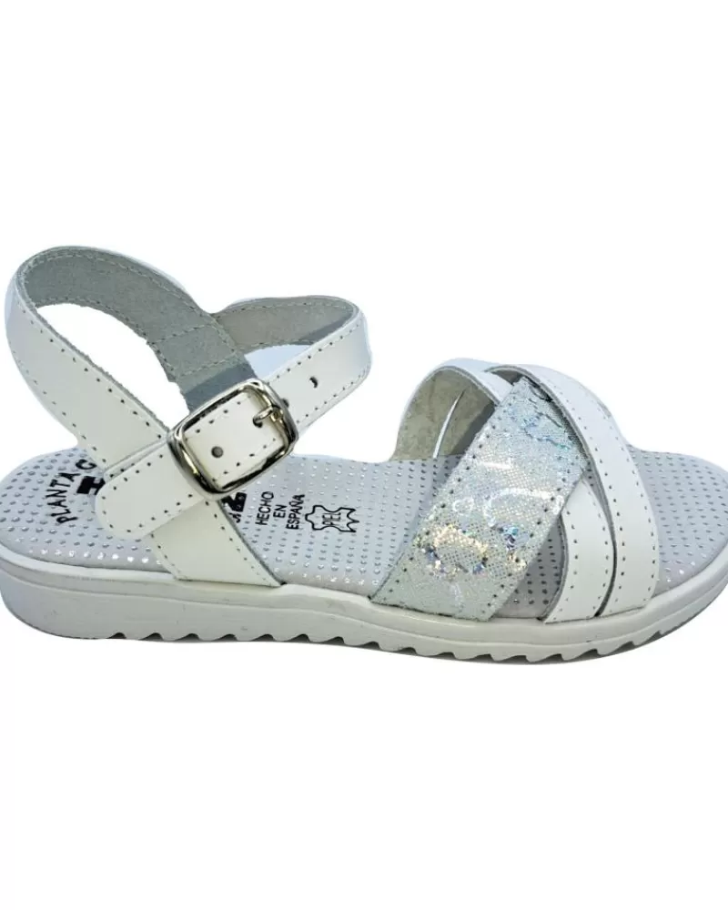 Girl OTRAS MARCAS Sandals-Girl Sandals Sandalia Piel Plata