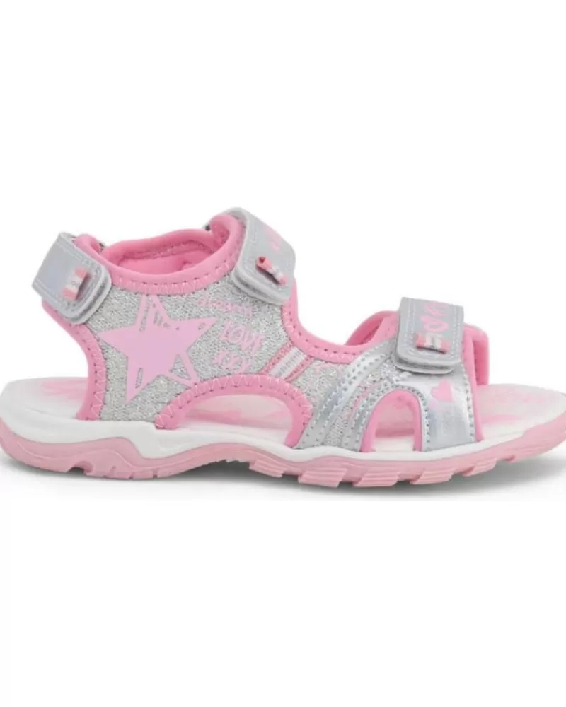 Girl SHONE Sandals-Girl Sandals - 6015-025 Grey