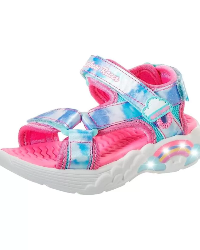 Girl SKECHERS Sandals-Girl Sandals Rainbow Rac Azul