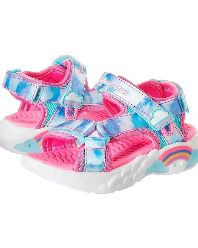 Girl SKECHERS Sandals-Girl Sandals Rainbow Rac Azul