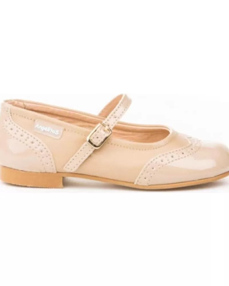 Girl ANGELITOS Shoes-Girl Shoes Bailarinas 1526 Marron