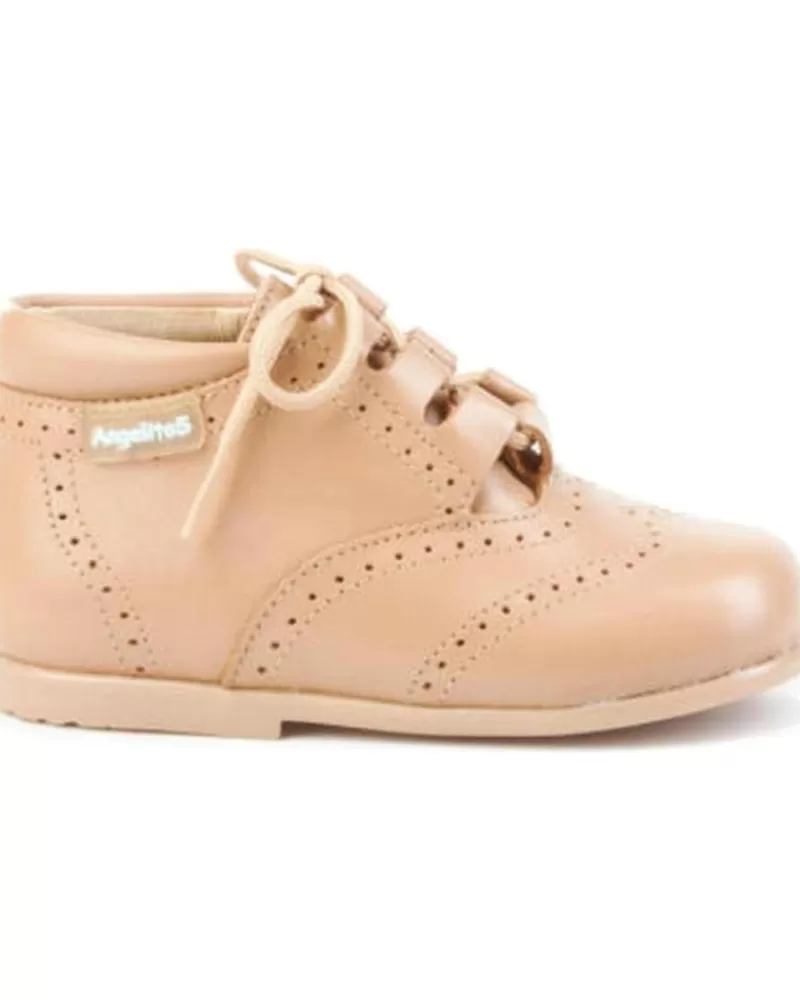 Girl ANGELITOS Shoes-Girl Shoes Botas 627 Marron