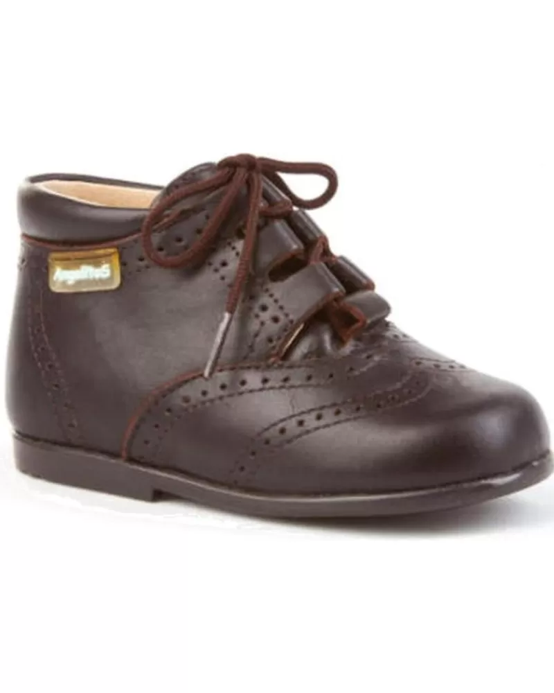 Girl ANGELITOS Shoes-Girl Shoes Botas 627 Marron
