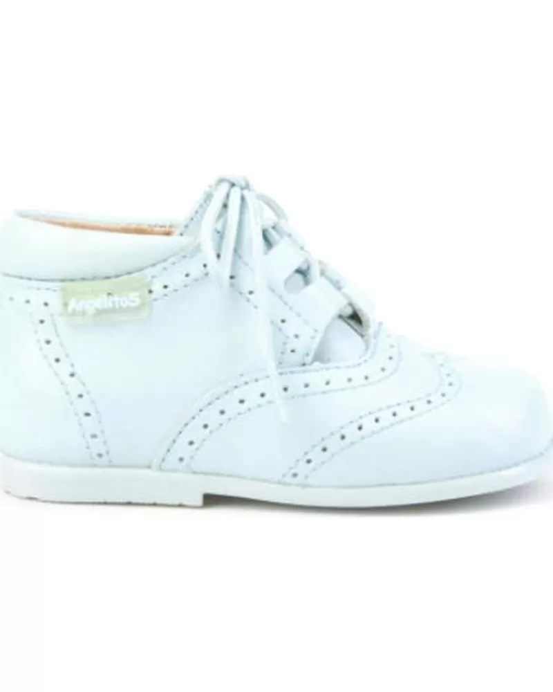 Girl ANGELITOS Shoes-Girl Shoes Botin Tipo Inglestios En Color Marca Azul