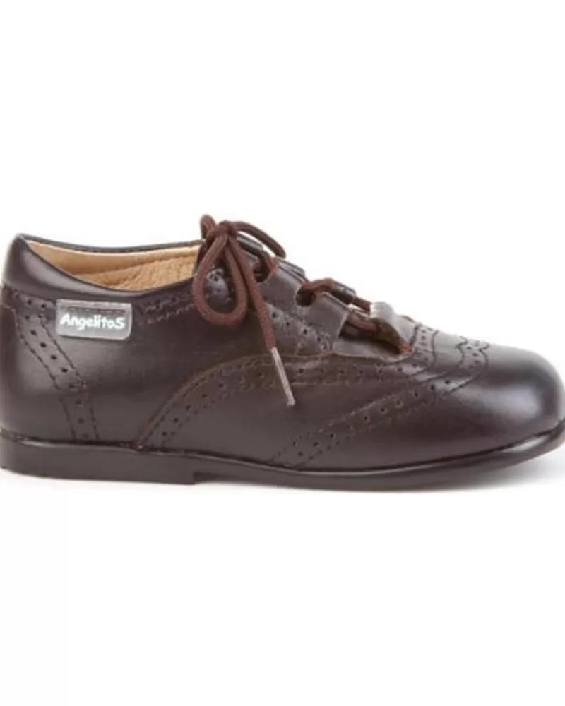 Girl ANGELITOS Shoes-Girl Shoes Zapatos 505 Marron