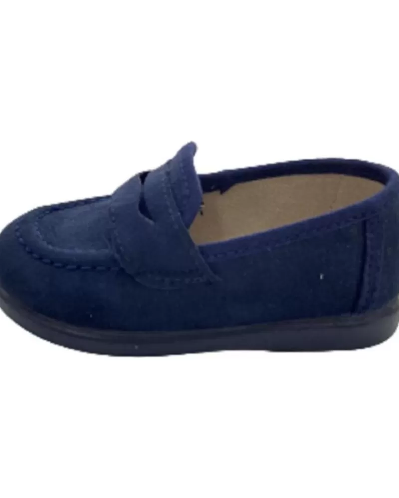 Girl BATILAS Flat Shoes-Girl Shoes 14550180008 Marino