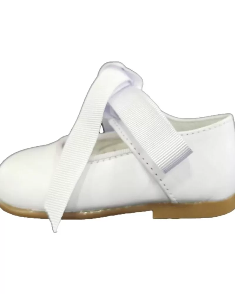 Girl CRIOS Shoes-Girl Shoes 43-14 Mercedes Con Lazo Blanco