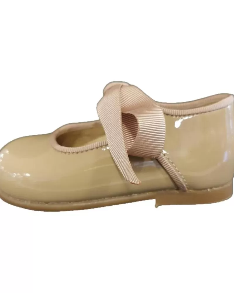 Girl CRIOS Shoes-Girl Shoes 43-14 Mercedes Con Lazo Marron