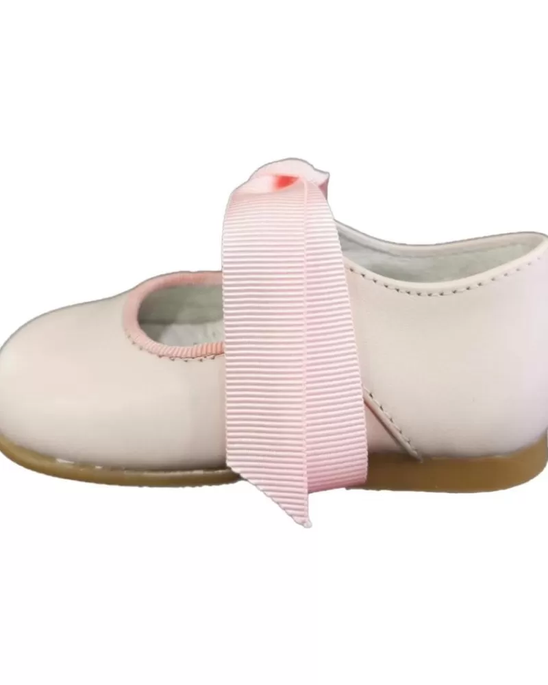 Girl CRIOS Shoes-Girl Shoes 43-14 Mercedes Con Lazo Rosa
