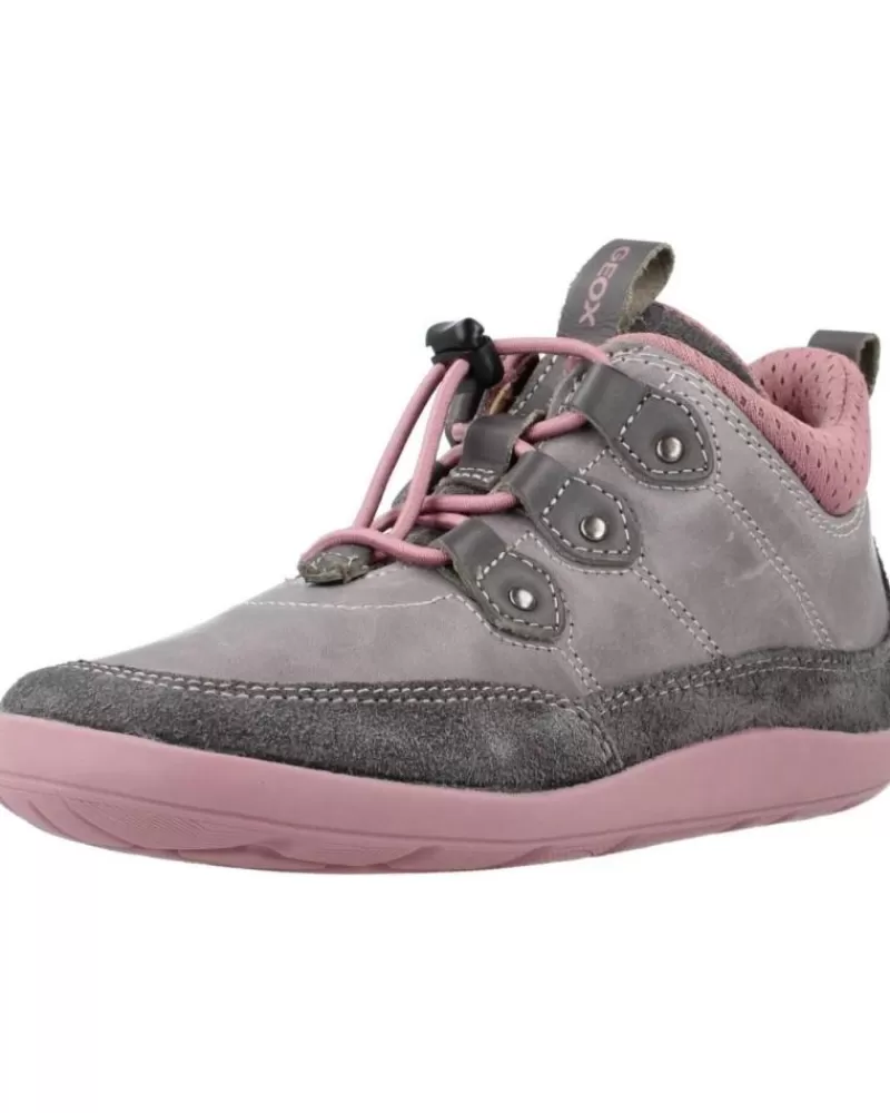 Girl GEOX Shoes-Girl Shoes J Barefeel Girl Gris