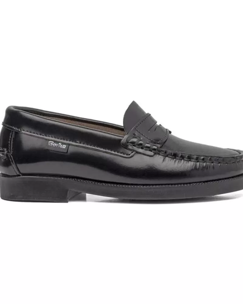 Girl GORILA Shoes-Girl Shoes Mocasines 1506 Negro