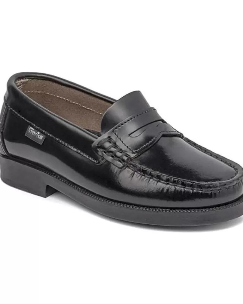 Girl GORILA Shoes-Girl Shoes Mocasines 1506 Negro