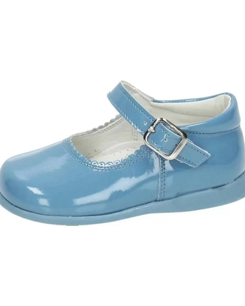 Girl OTRAS MARCAS Shoes-Girl Shoes Bambinelli 457 Merceditas Charol Con Hebilla Charol Azul