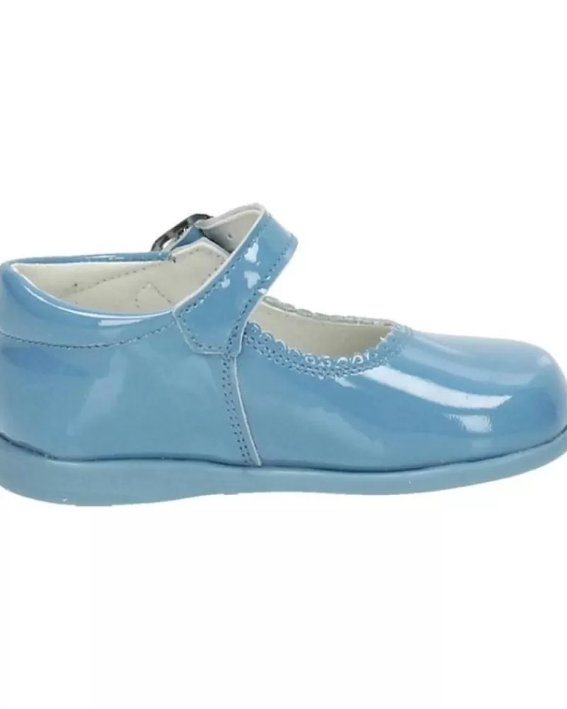 Girl OTRAS MARCAS Shoes-Girl Shoes Bambinelli 457 Merceditas Charol Con Hebilla Charol Azul
