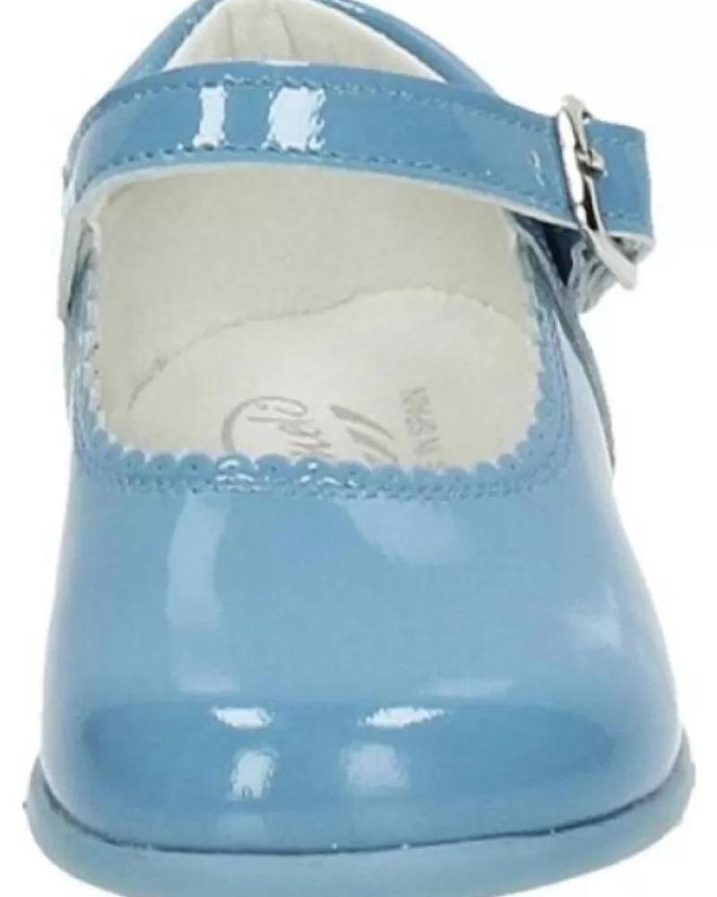 Girl OTRAS MARCAS Shoes-Girl Shoes Bambinelli 457 Merceditas Charol Con Hebilla Charol Azul