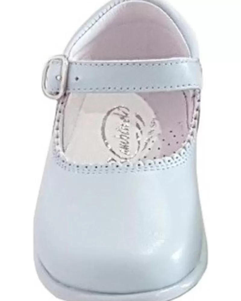 Girl OTRAS MARCAS Shoes-Girl Shoes Bambinelli 457 Merceditas Piel Con Hebilla Azul