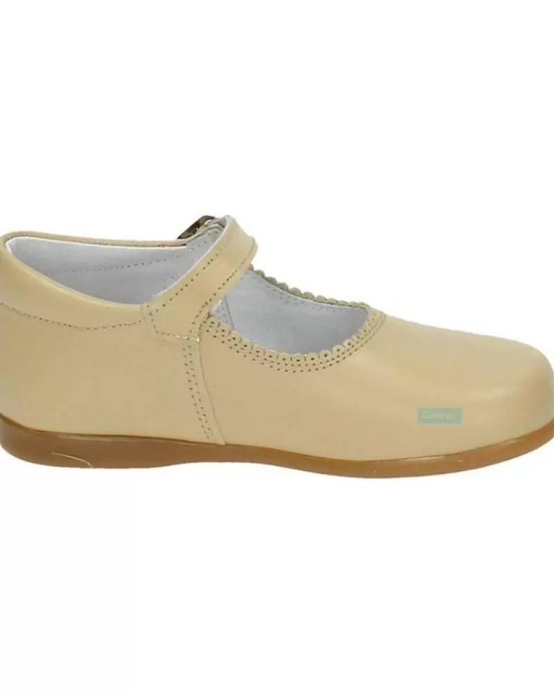 Girl OTRAS MARCAS Shoes-Girl Shoes Bambinelli 457 Merceditas Piel Con Hebilla Marron