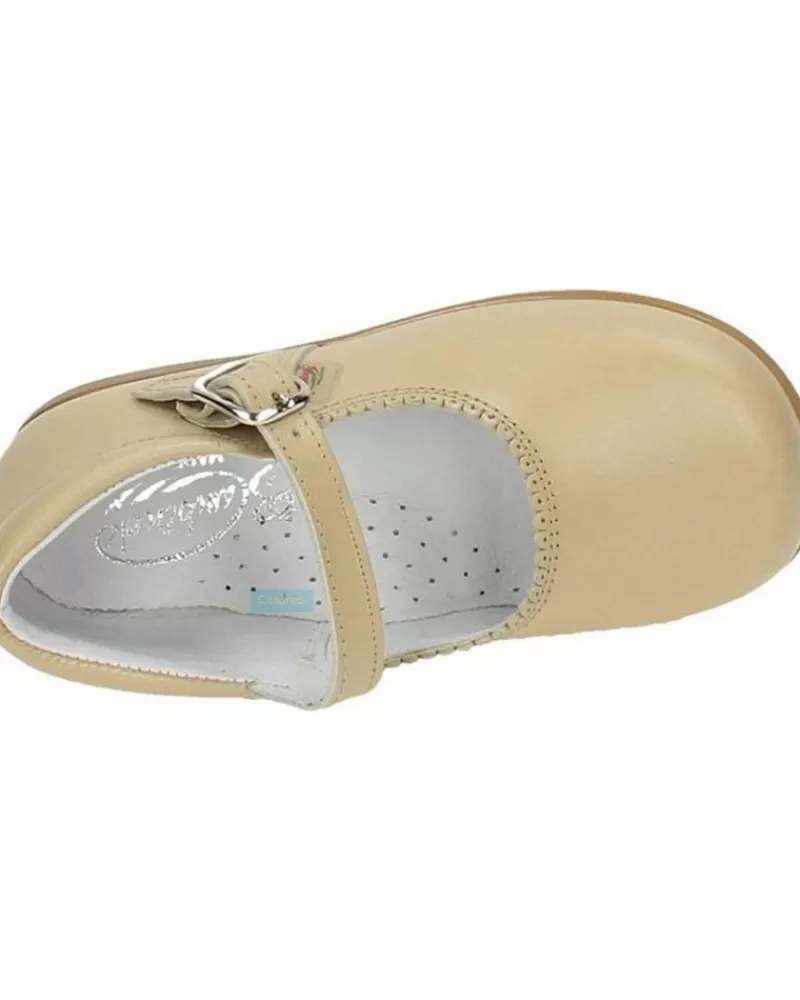 Girl OTRAS MARCAS Shoes-Girl Shoes Bambinelli 457 Merceditas Piel Con Hebilla Marron