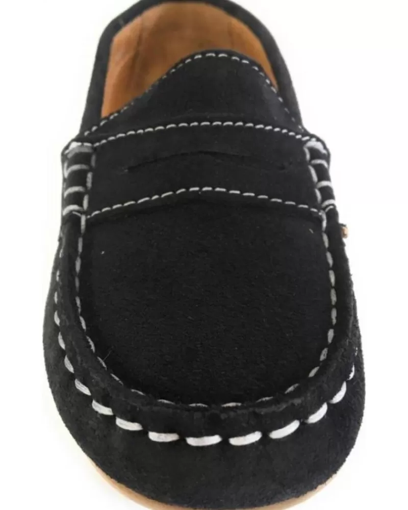 Girl OTRAS MARCAS Shoes-Girl Shoes Mocasin En Serraje Marino Azul