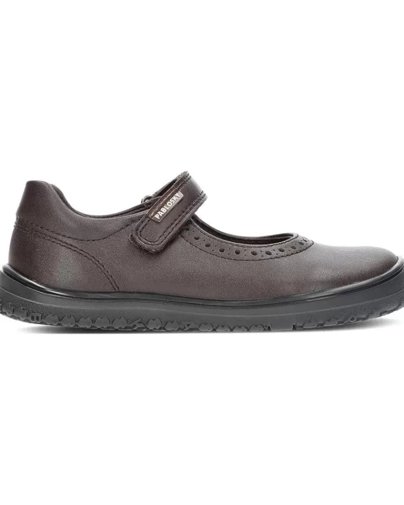 Girl PABLOSKY Flat Shoes-Girl Shoes Bailarina Colegial 352195 Marron